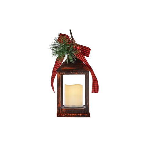 Karaca Home New York New Year 24 Mila Black Lantern, 13,5x30cm