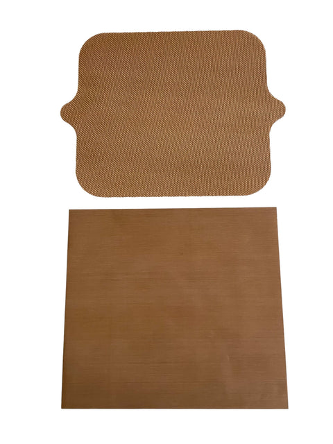 Nostik 2-Piece Rectangular Air Fyer and Oven Liner, Brown