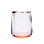 Karaca Misty Line Glass Tumbler Glass, 450ml, Orange