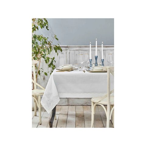 Karaca Home Ades French Lace Tablecloth, 160cmx240cm, White