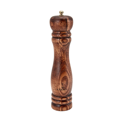 Karaca African Wooden Spice Grinder, 25.5cm, Brown