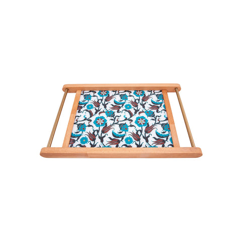 Karaca Rumi Wooden Tray, Multi