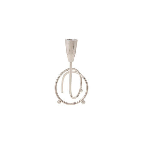 Karaca Nora Candlestick, 18cmx10cm, Silver