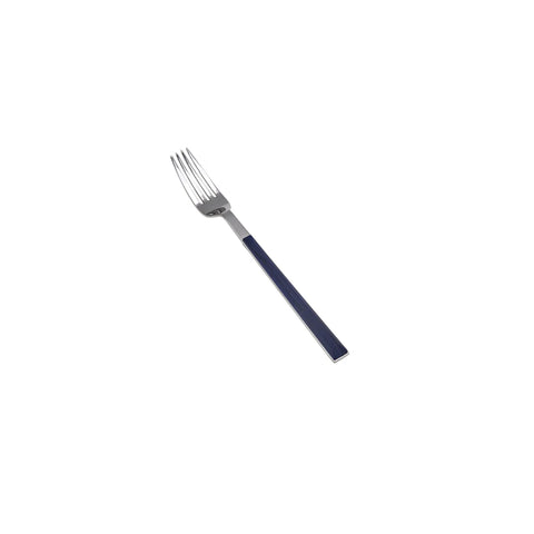 Karaca Salzburg Stainless Steel Dessert Fork, 16.2cm, Indigo Silver