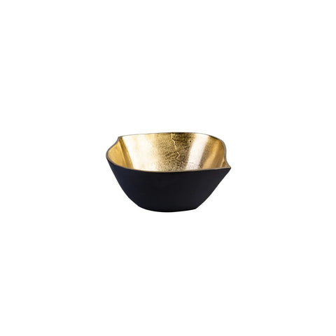 Karaca Elsa Decorative Bowl, 25cmx26cm, Black Gold