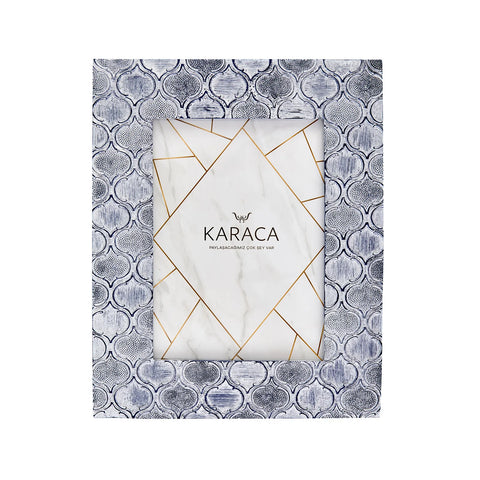 Karaca Eva Photo Frame, 13cmx18cm, Blue