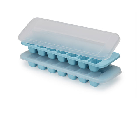 Joseph Joseph Flow Easy-fill Blue Ice-cube Trays, Blue