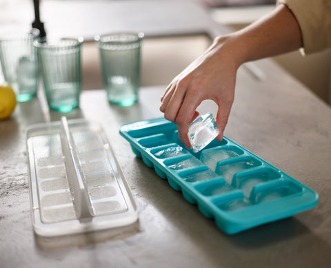 Joseph Joseph Flow Easy-fill Blue Ice-cube Trays, Blue