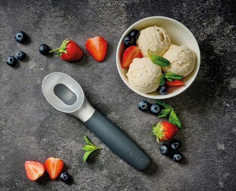 Joseph Joseph Elevate Grey Ice-cream Scoop, Grey Black