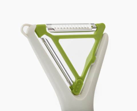 Joseph Joseph Switch 2-in-1 Peeler, White Green