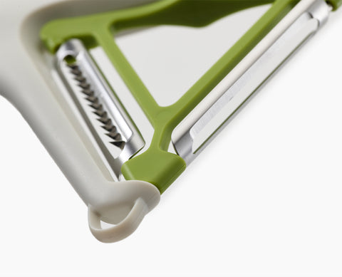 Joseph Joseph Switch 2-in-1 Peeler, White Green