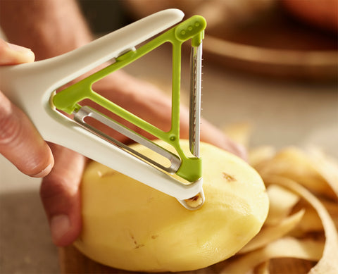 Joseph Joseph Switch 2-in-1 Peeler, White Green