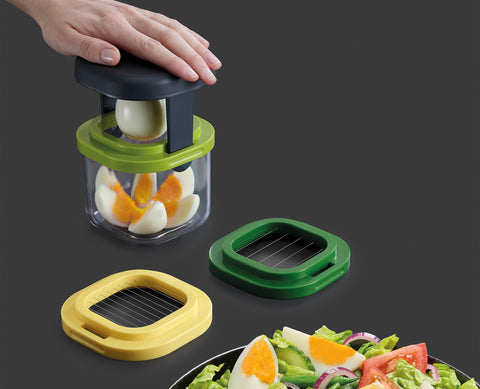 Joseph Joseph Multi-Prep Mini 3-Piece Vegetable Chopper, Multicolour