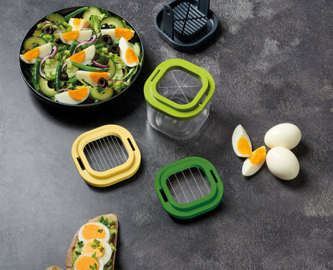 Joseph Joseph Multi-Prep Mini 3-Piece Vegetable Chopper, Multicolour