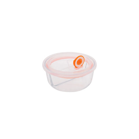 Karaca Kayra Divided Storage Container, 500ml, Orange Transparent