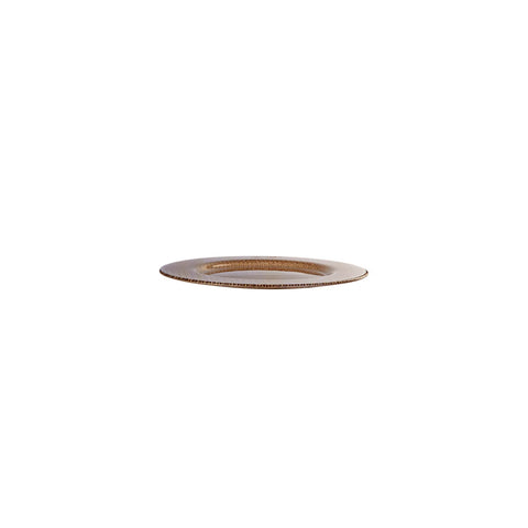 Karaca Tuana Glass Charger Plate, 33cm, Brown