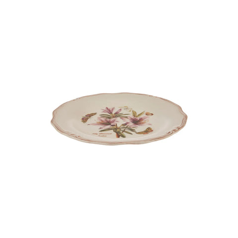 Karaca Tiffany Lily Porcelain Dinner Plate, 26cm, Multi