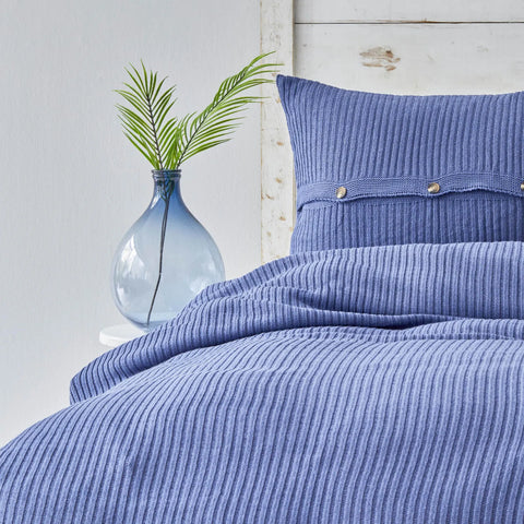 Karaca Home Coline Knitwear Bedspread Set, Double, Ingido