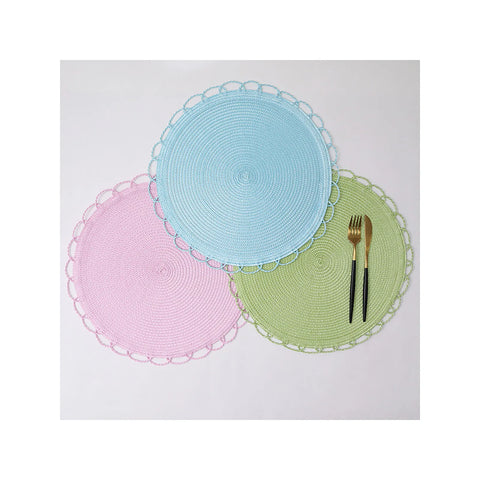 Karaca Sera Placemat, 2 Piece, 38cm, Blue