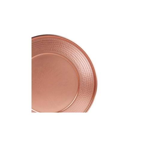 Karaca Home Moroc Decorative Plate, 33cm, Rose Gold