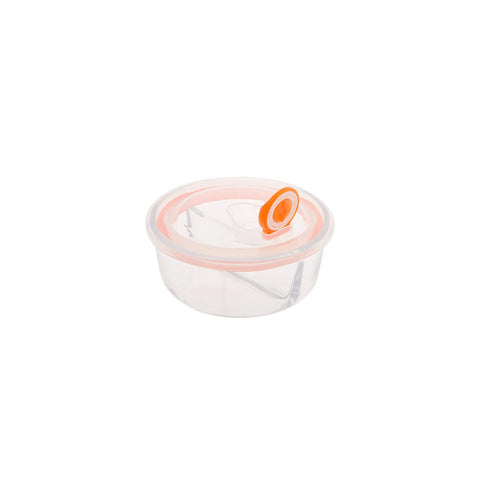 Karaca Kayra Divided Storage Container, 300ml, Orange Transparent