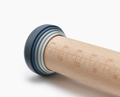 Joseph Joseph Rolling Pin, Wood Blue