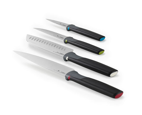 Joseph Joseph Folio Icon Plus 8 Piece Knife and Chopping Board Set, Multicolour