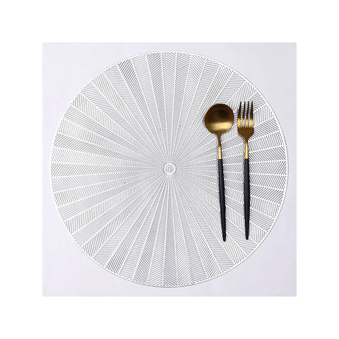 Karaca Sera Placemat, 38cm, Silver