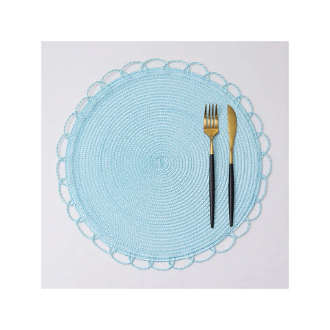 Karaca Sera Placemat, 2 Piece, 38cm, Blue