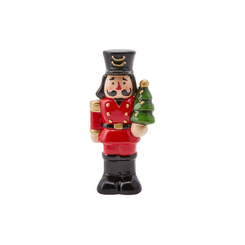 Karaca Home New Year Nutcracker Figurine, 12cm, Red