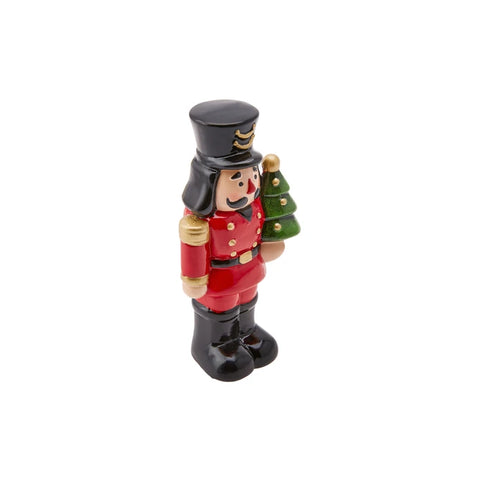 Karaca Home New Year Nutcracker Figurine, 12cm, Red