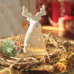 Karaca Home New Year Reindeer LED Decorative Object, White