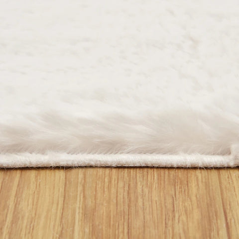 Kasmir Rugs 7/24 Premium Faux Fur Rug, 80cmx150cm, White