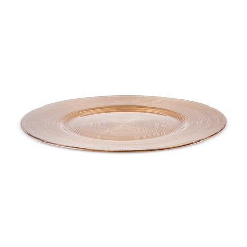 Premium Round Placemat, Gold, 33cm