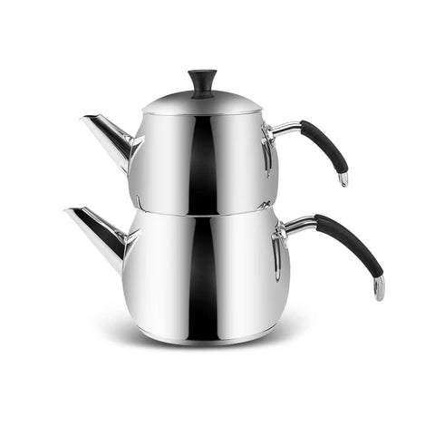 Karaca Iklim Mini Size Teapot, Silver