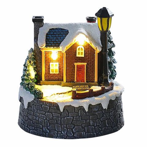 Karaca Home New Year LED Lighted Christmas House, Multi