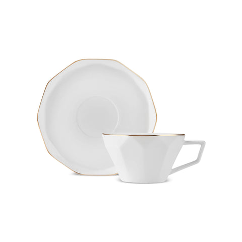 Karaca Evona Tea Cup for 2 People, White