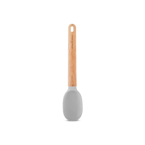 Karaca x Refika Wooden Handle Silicone Serving Spoon, Gray