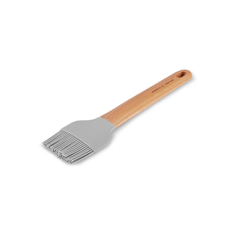 Karaca x Refika Wooden Handle Silicone Brush, Gray