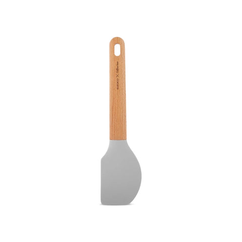 Karaca x Refika Wooden Handle Silicone Spatula, Gray