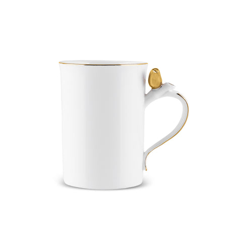 Karaca X Müge Anlı Bone China Mug, Gold White