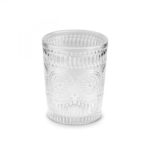 Karaca Sunflower Norim Tumbler Glass, 274ml, Clear