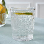 Karaca Sunflower Norim Tumbler Glass, 274ml, Clear