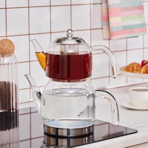 Karaca Panora Family-Size Glass Teapot