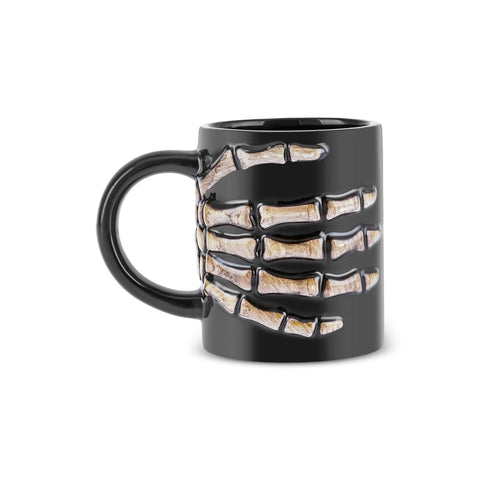 Karaca Halloween Bones Ceramic Mug, 460ml, Multicolour