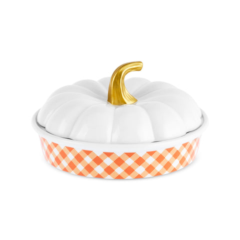 Karaca Halloween Mothers Hand Pumpkin Ceramic Serving Platter, 24cm, Multicolour