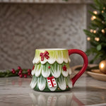 Karaca New Year Christmas Bow Mug, Multi