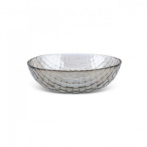 Karaca Braid Lustrous Glass Salad Bowl 22cm, Luster