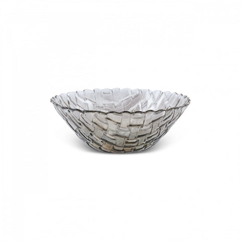 Karaca Braid Lustrous Glass Bowl, 16cm, Luster