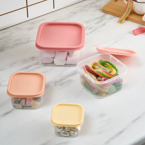 Karaca Dora Mini 4-Piece Storage Container Set, Multi